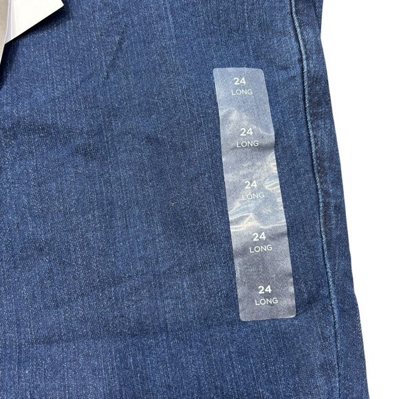 Lane Bryan Mid-Rise Essential Denim Jeans - size 24 LONG NWT - Picture 3 of 10